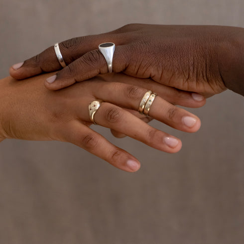 Your Grandfather's Signet in Silver